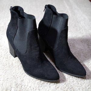 Attention Black Heeled Boots
